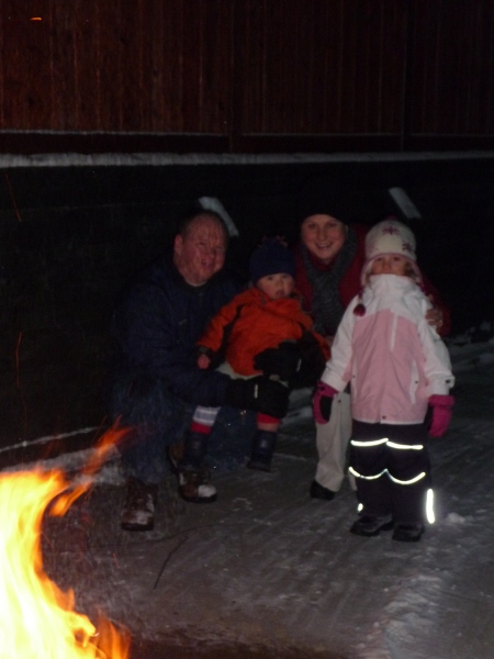 Bonfire mit Mary, Michael and Carter